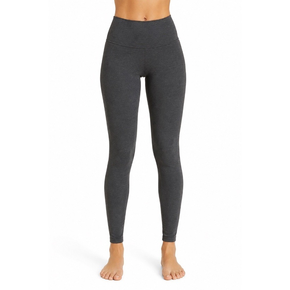 Spanx Womens Leggings Gray High Waist Slim Compression S